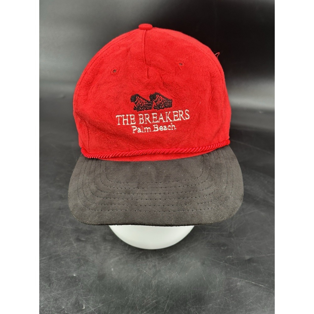 Vintage The Breakers Palm Beach Golf Hat Strapback Cap Texace Florida Resort 90s